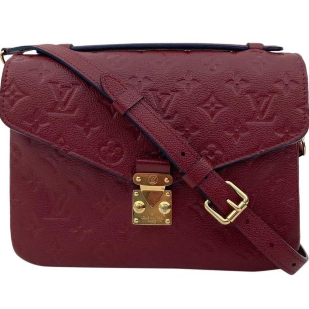 Louis Vuitton Empreinte Pochette Metis in Cherry Berry
